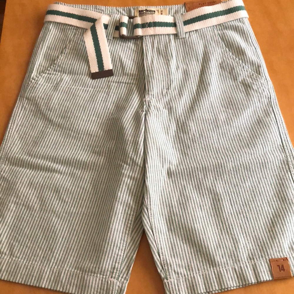 Boy’s flat front shorts